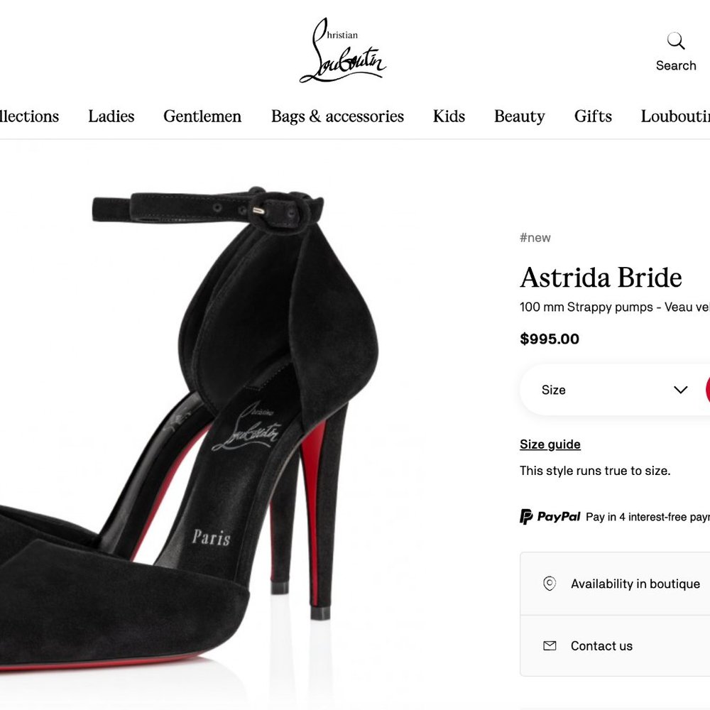 Christian Louboutin Astrida Bride Pumps 40 - Picture 3 of 8